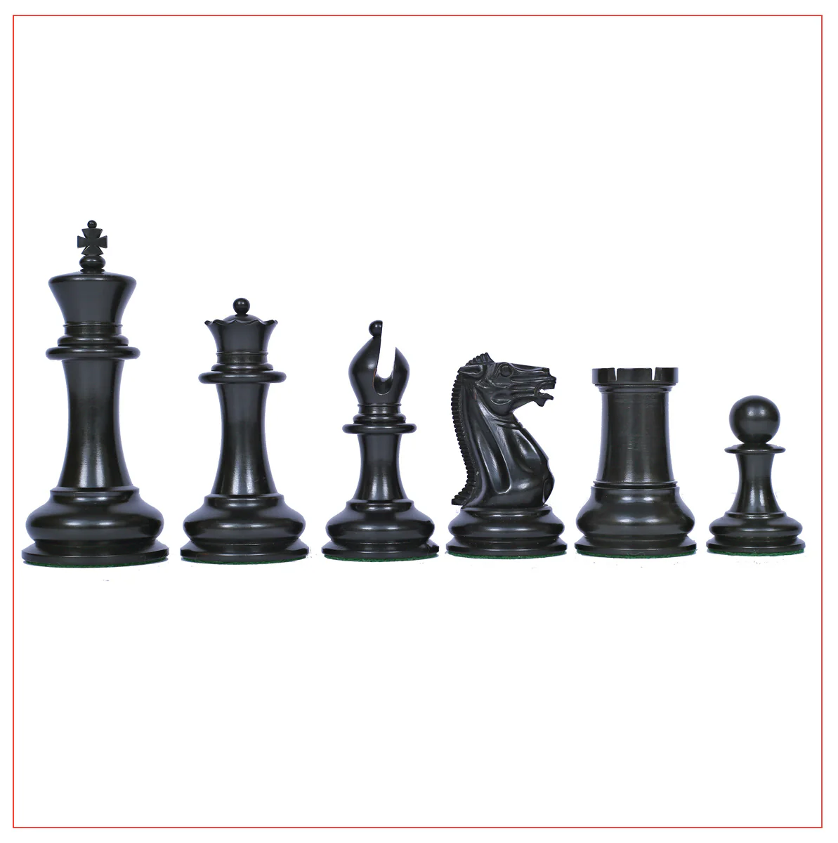 Jaques Reproduction 4.4" Circa 1850-55 Staunton Natural/Ebony Chess Set - Image 8
