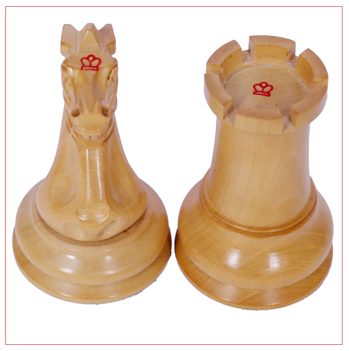 Jaques Reproduction 4.4" Circa 1850-55 Staunton Natural/Ebony Chess Set - Image 9