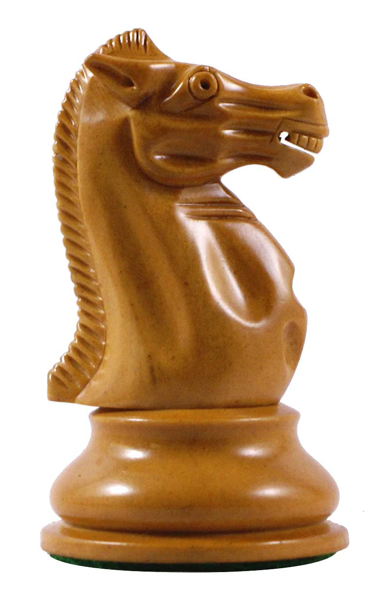 Jaques Reproduction 4" Circa 1900-05 Staunton Chess Set Antiqued/Ebonised Boxwood - Image 10
