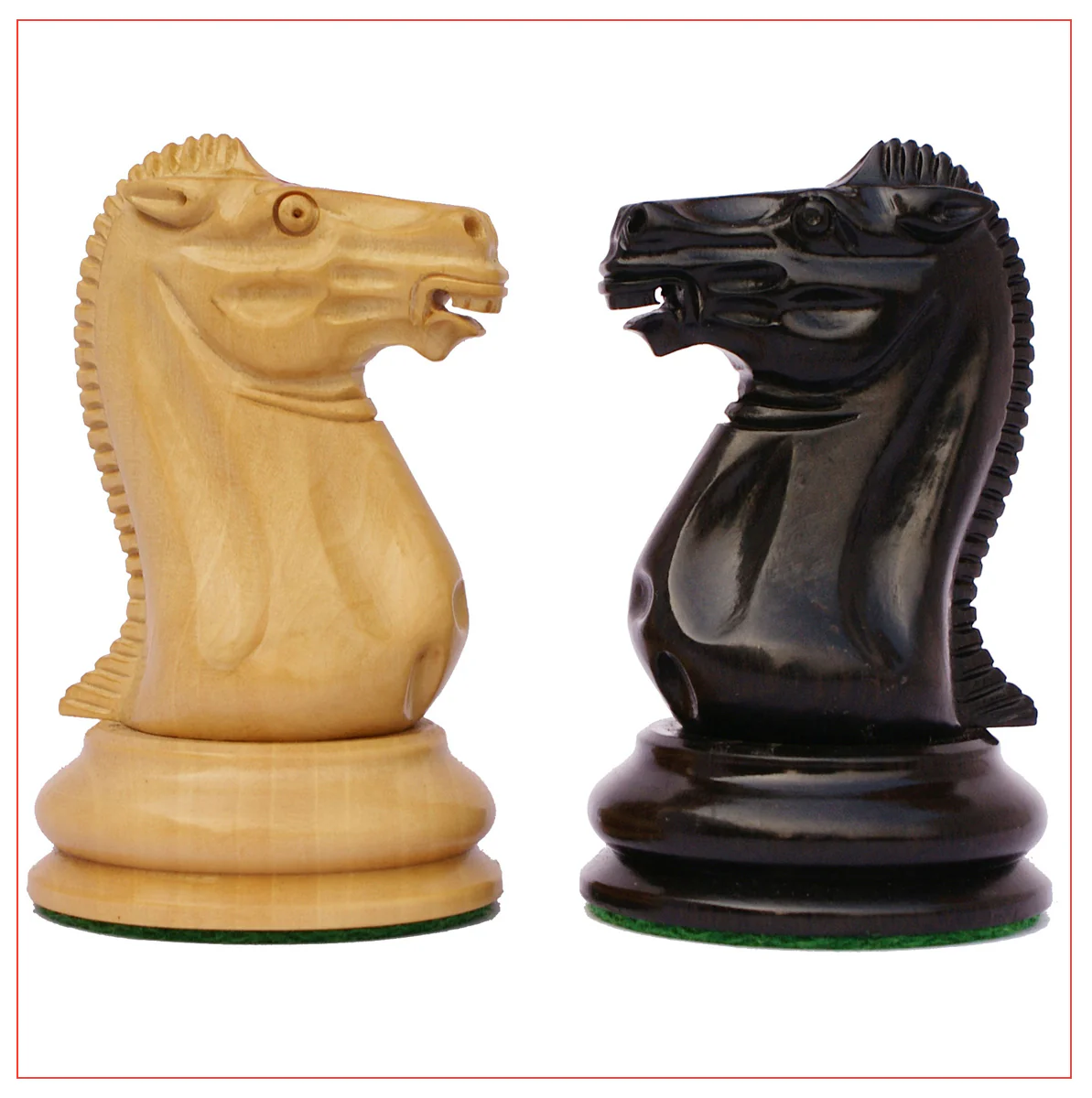 Jaques Reproduction Circa 1870-75 Staunton Chessmen With Presentation Box - Image 6