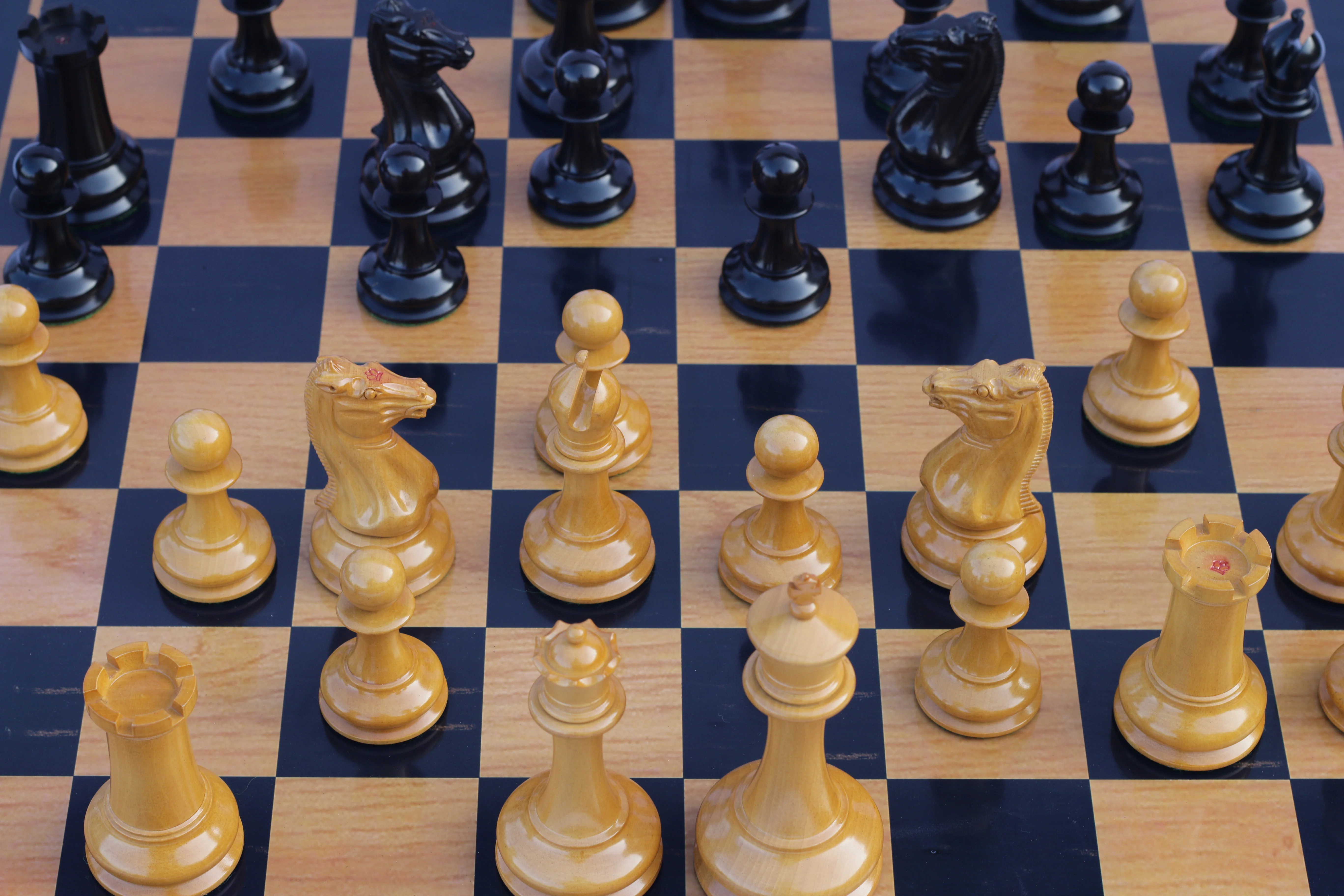 Morphy Cooke 1849-50 Vintage Reproduction 4.4" Antiqued Look Chess Set - Image 20