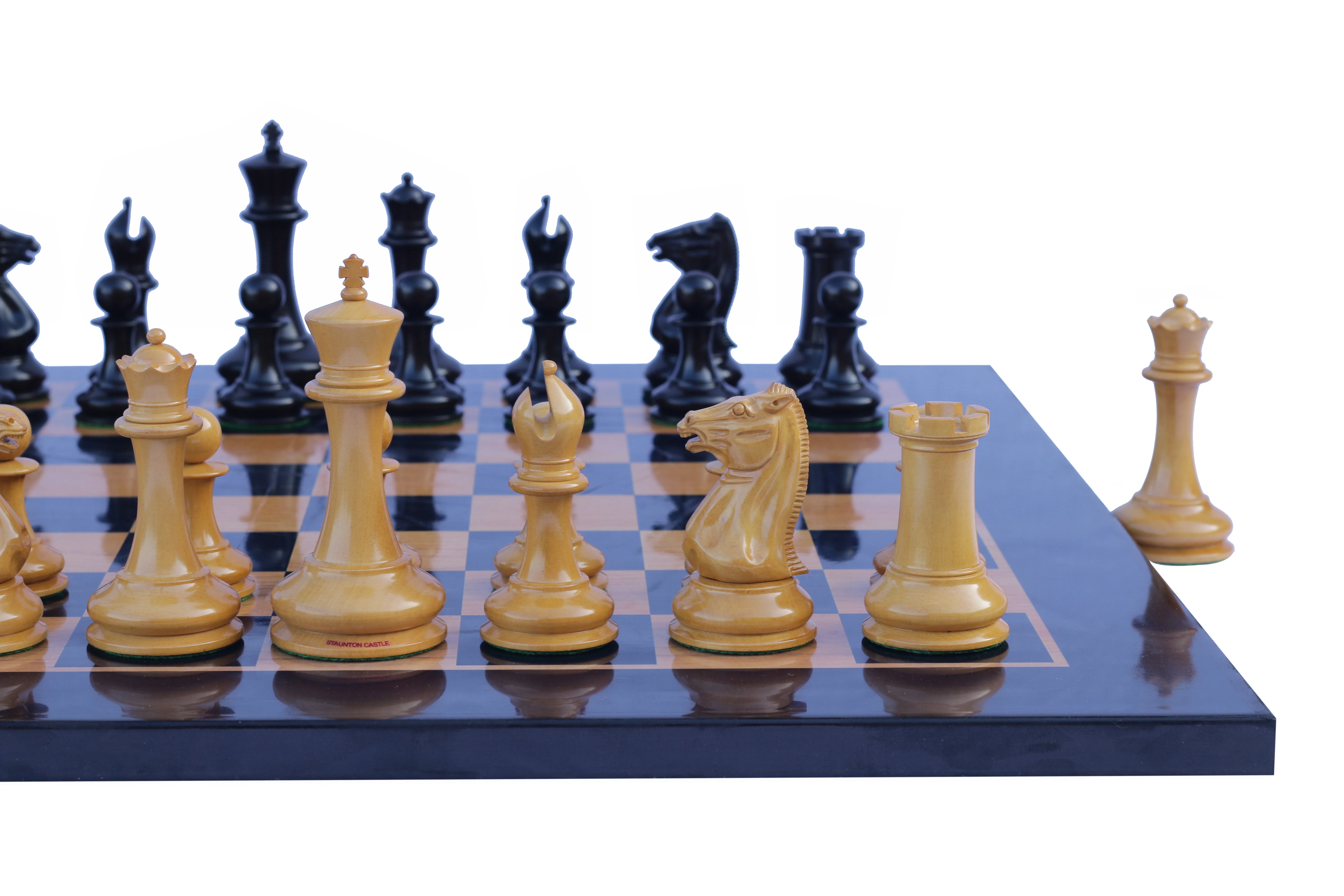 Morphy Cooke 1849-50 Vintage Reproduction 4.4" Antiqued Look Chess Set - Image 38