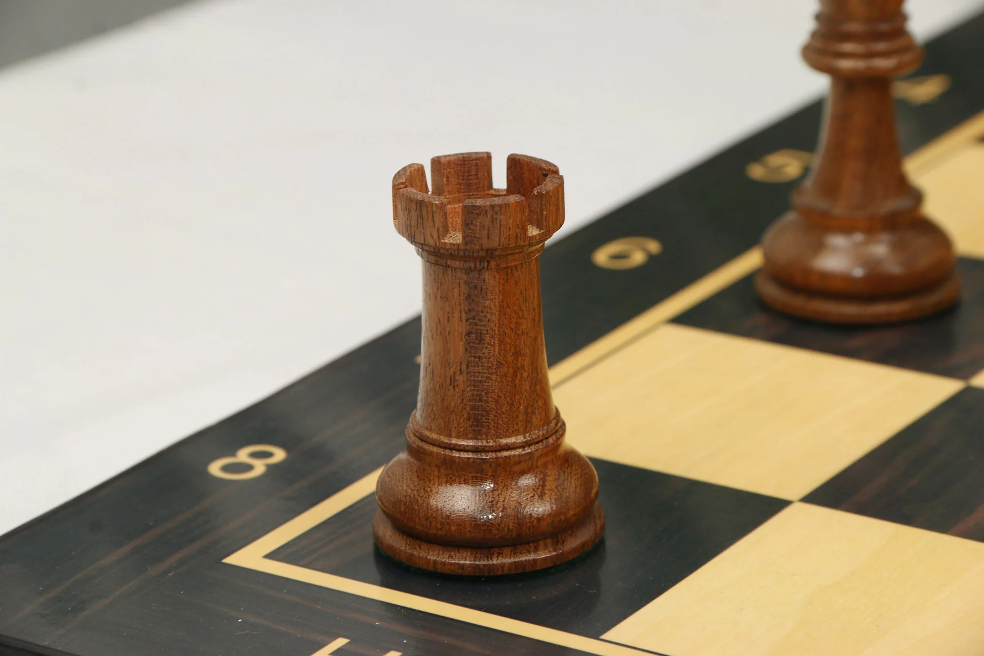 Leningrad Series 4"  Staunton Chess set in Golden Rosewood & Boxwood - Image 22