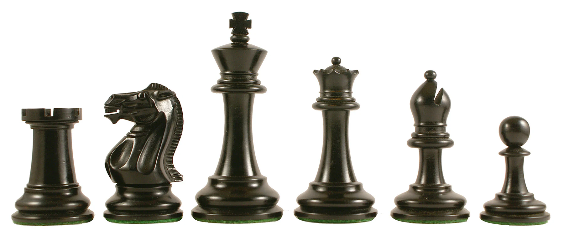 Paul Moprhy Series 3.25" Premium Staunton Ebonised Chess Set - Image 4