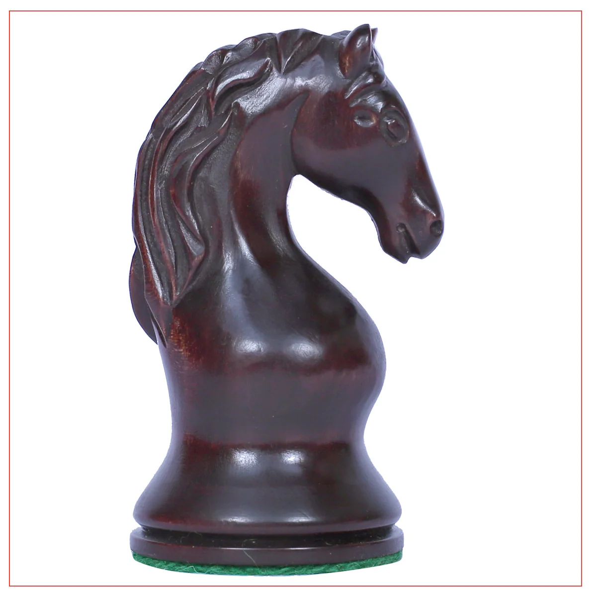 Piatigorsky 1865 Reproduction Staunton 4.5" Chess Pieces Mahogany Gilded/Natural Boxwood - Image 11