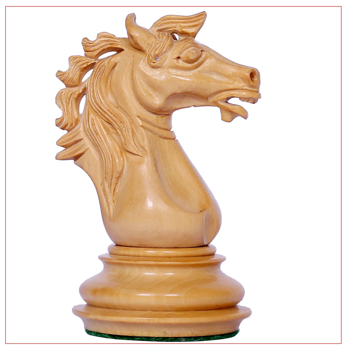 Regal Series 4" Ebony Wood Staunton Chess Set with Board - Image 12