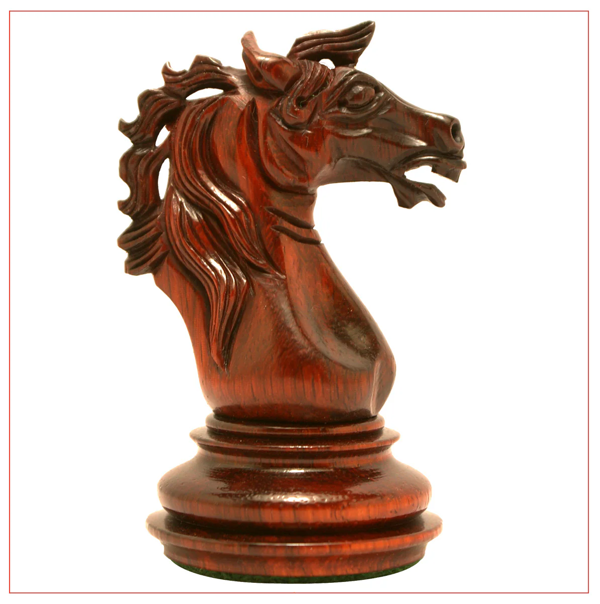 Regal Series 4" Padouk Wood Chess Pieces - Image 10