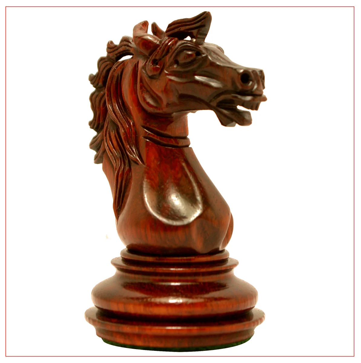 Regal Series 4" Padouk Wood Chess Pieces - Image 11
