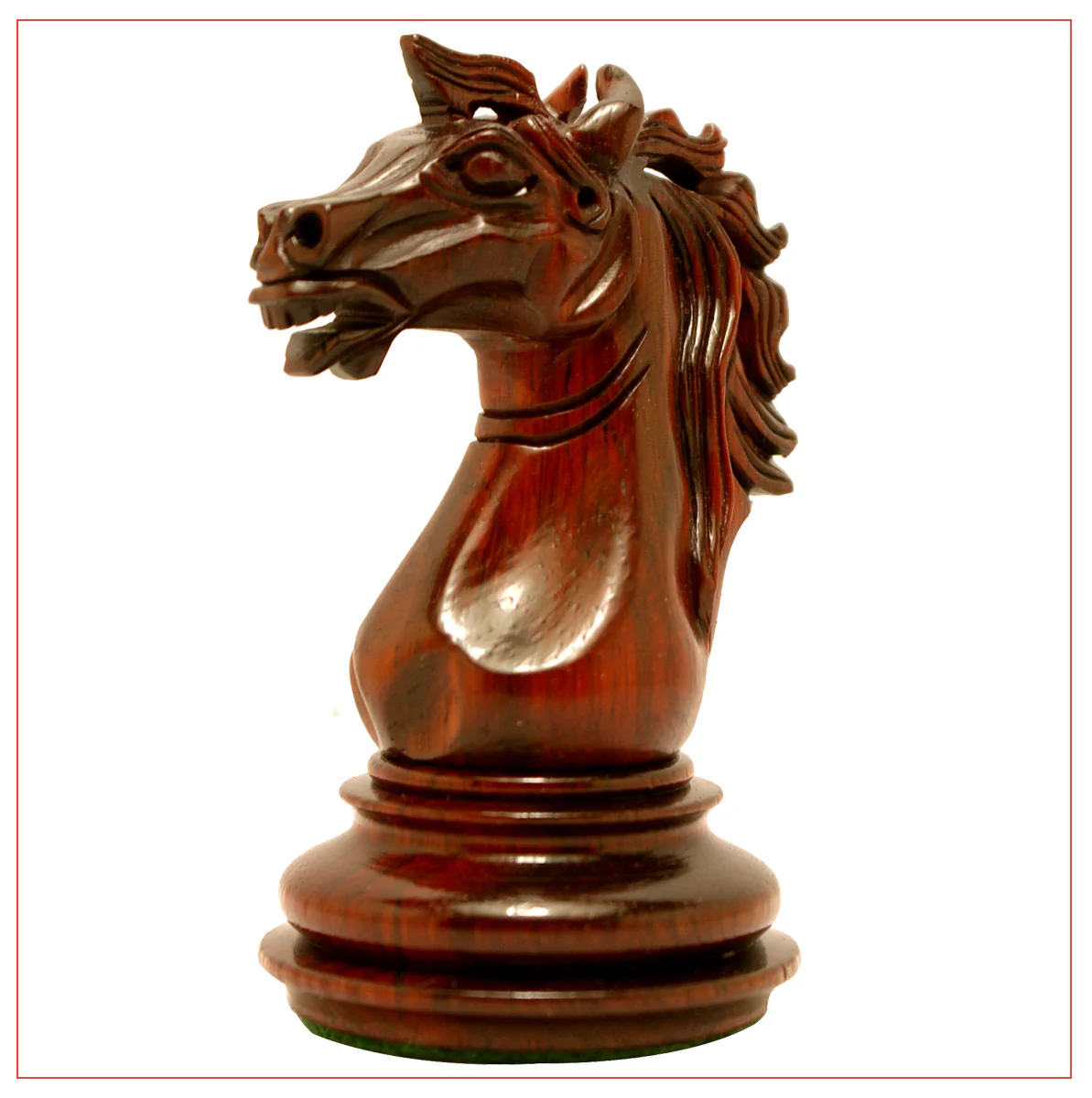 Regal Series 4" Padouk Wood Chess Pieces - Image 12