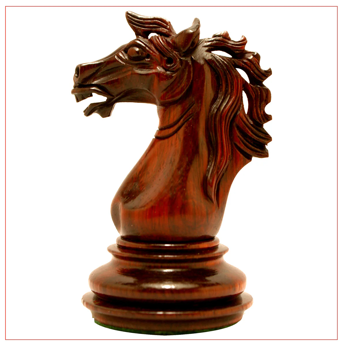 Regal Series 4" Padouk Wood Chess Pieces - Image 13