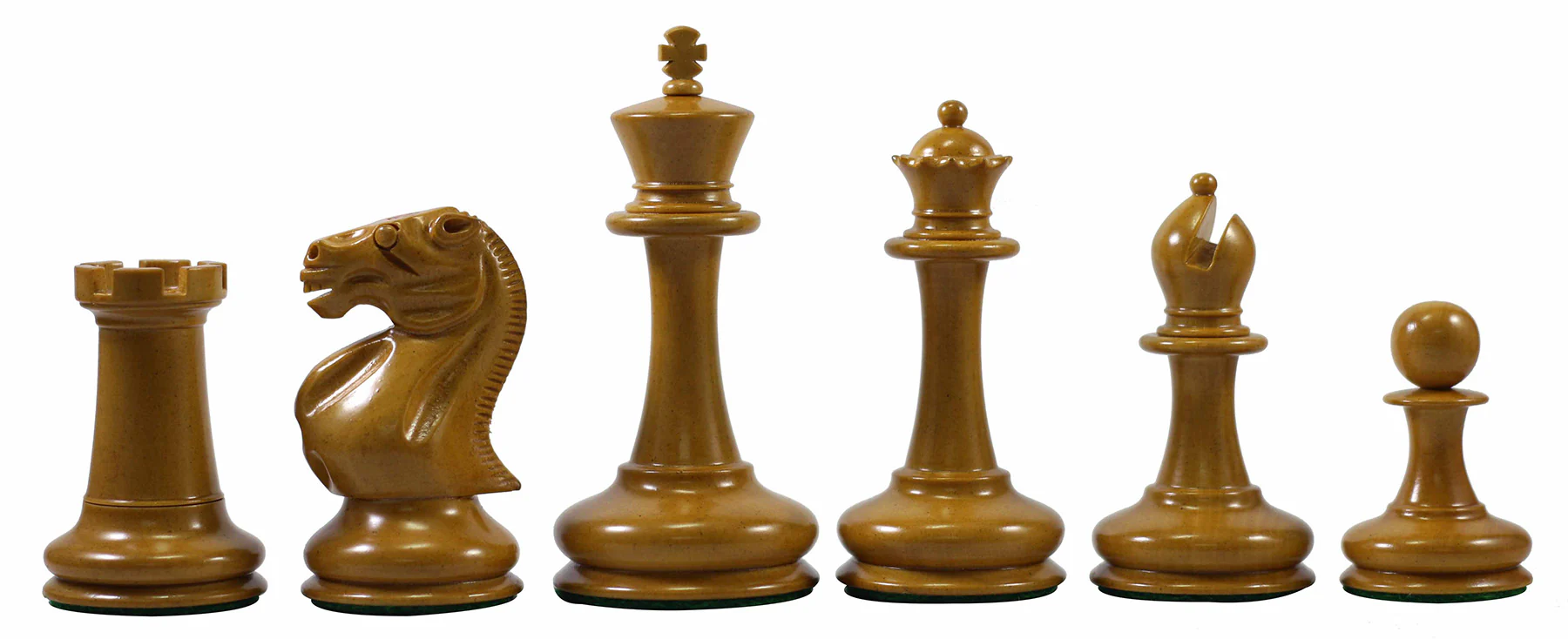 Stroud Club Vintage 1878 Reproduction 3.25" Ebony Wood Chess Set - Image 4