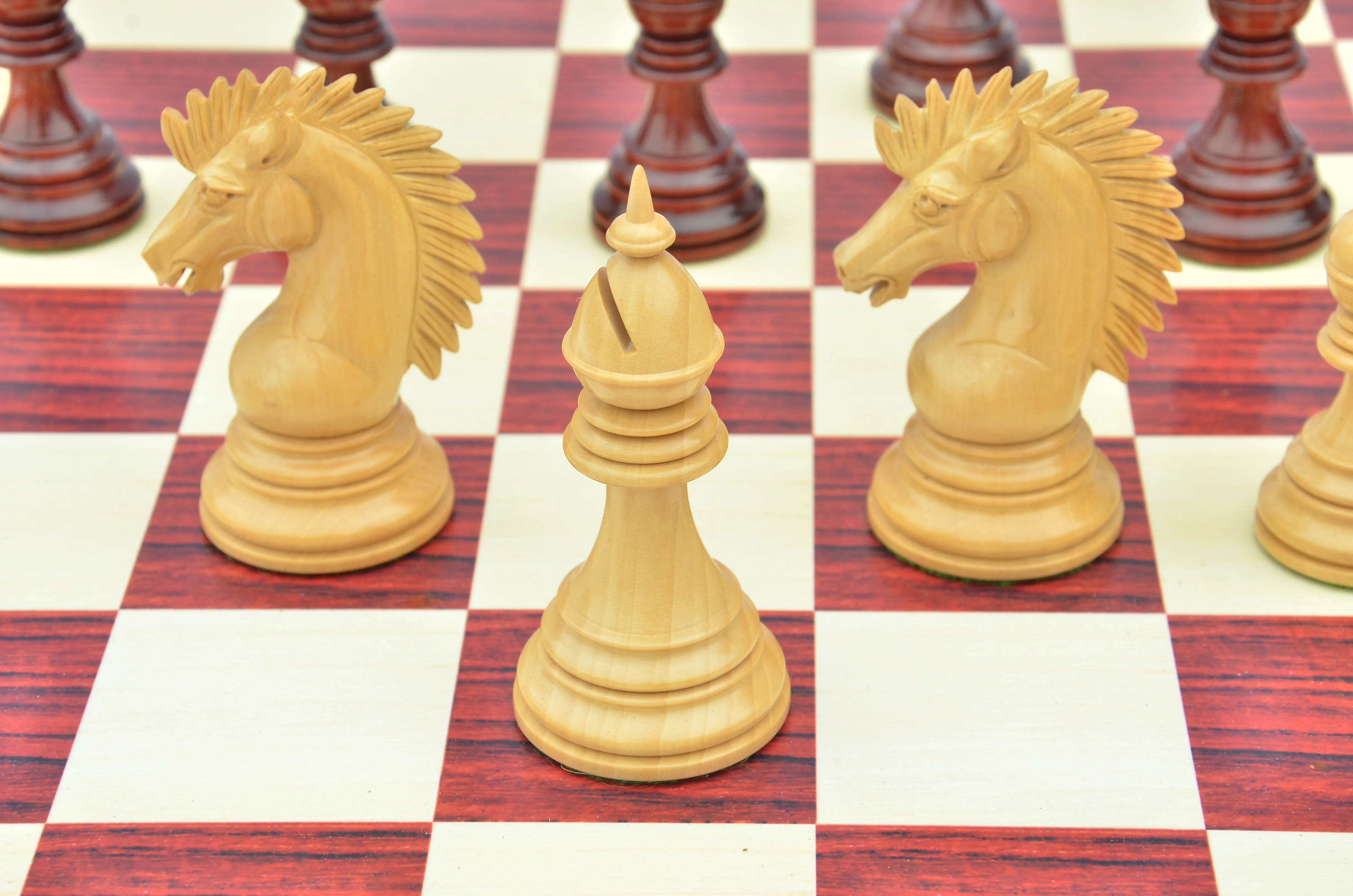 Thebes Series Luxury Staunton 4.4" Chess Set in Padouk wood - Image 15