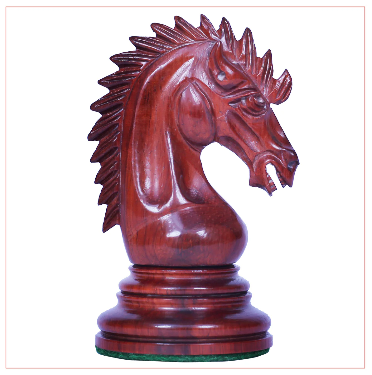 Thebes Series Luxury Staunton 4.4" Chess Set in Padouk wood - Image 7