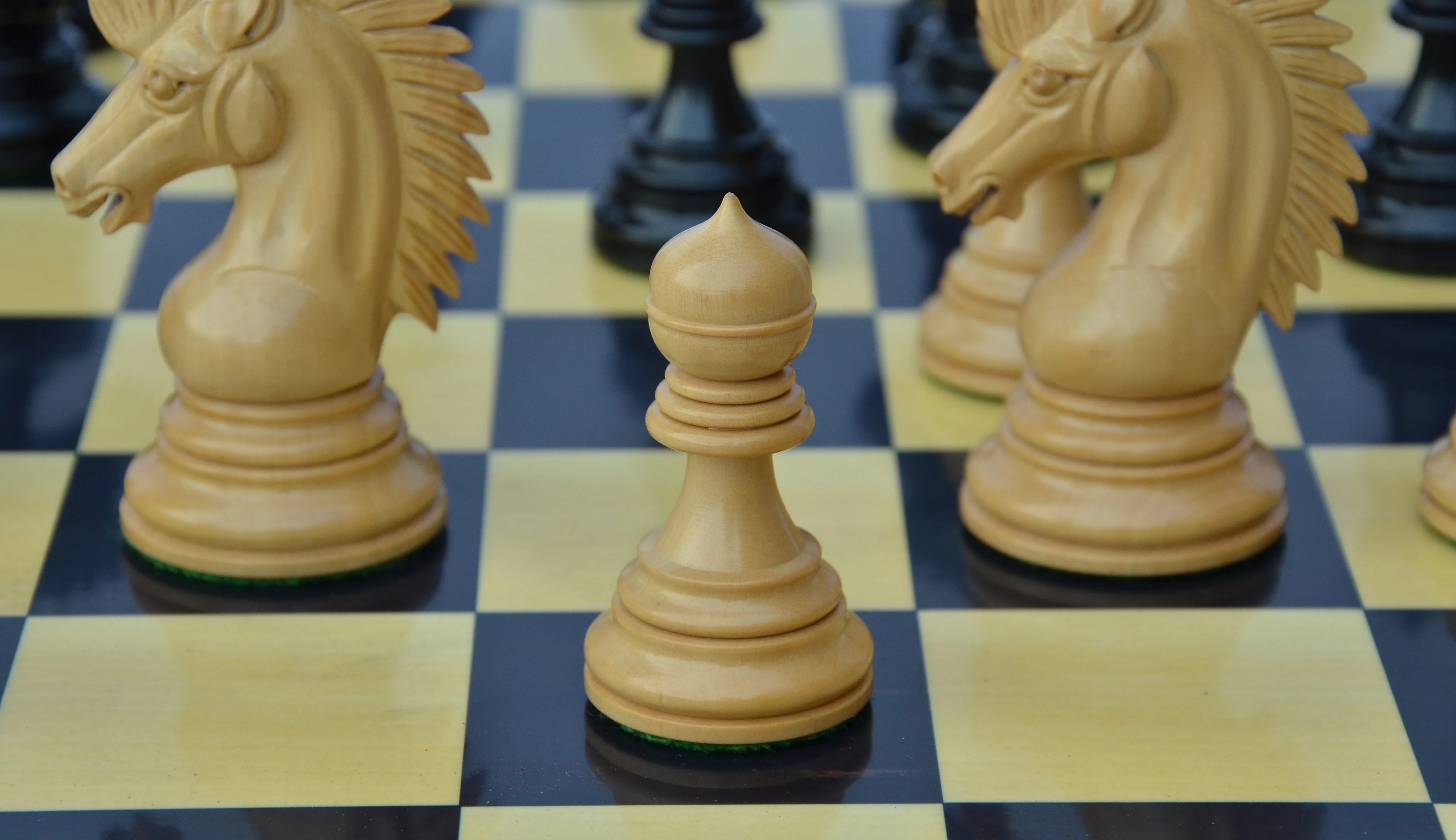 Thebes Series Luxury Staunton 4.4" Ebony Wood Chess Set - Image 14