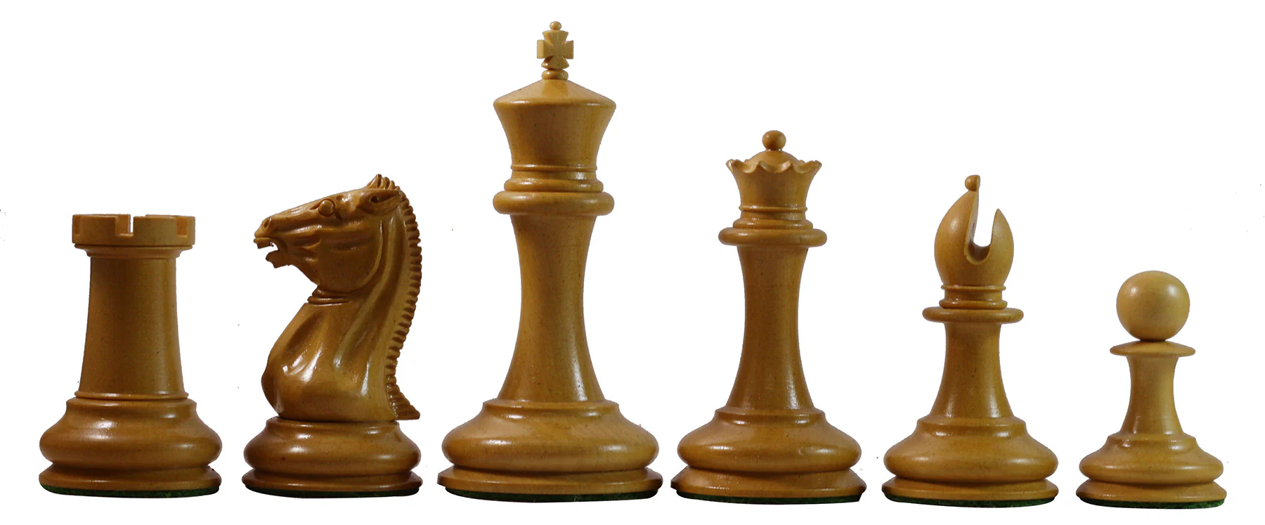 Morphy Cooke 1849-50 Vintage 3.5" Reproduction Chess Set in Antiqued Boxwood & Ebony - Image 11