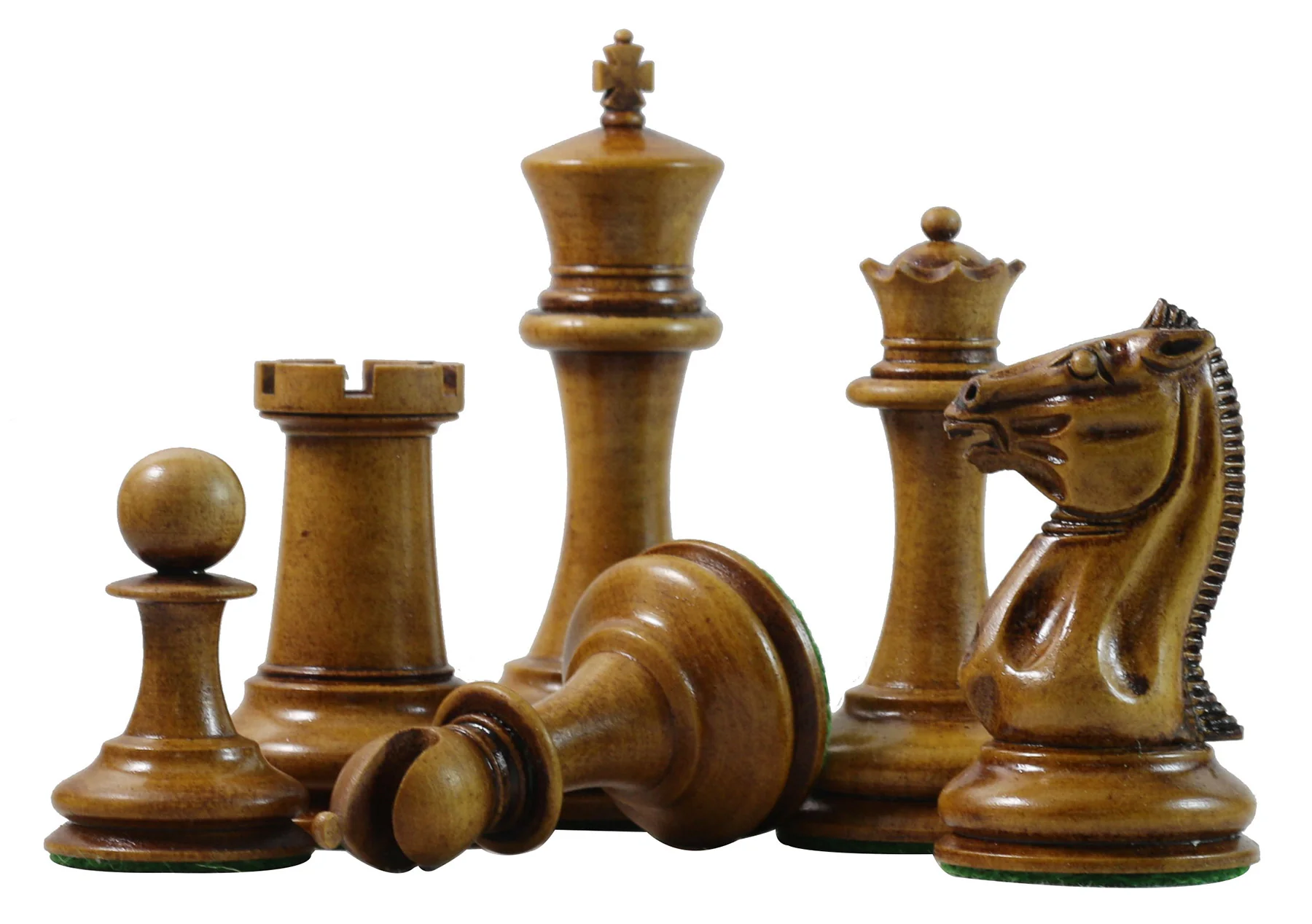 Morphy Cooke 1849-50 Vintage 3.5" Chess Design in Distressed Antique look and Ebony Wood - Image 7