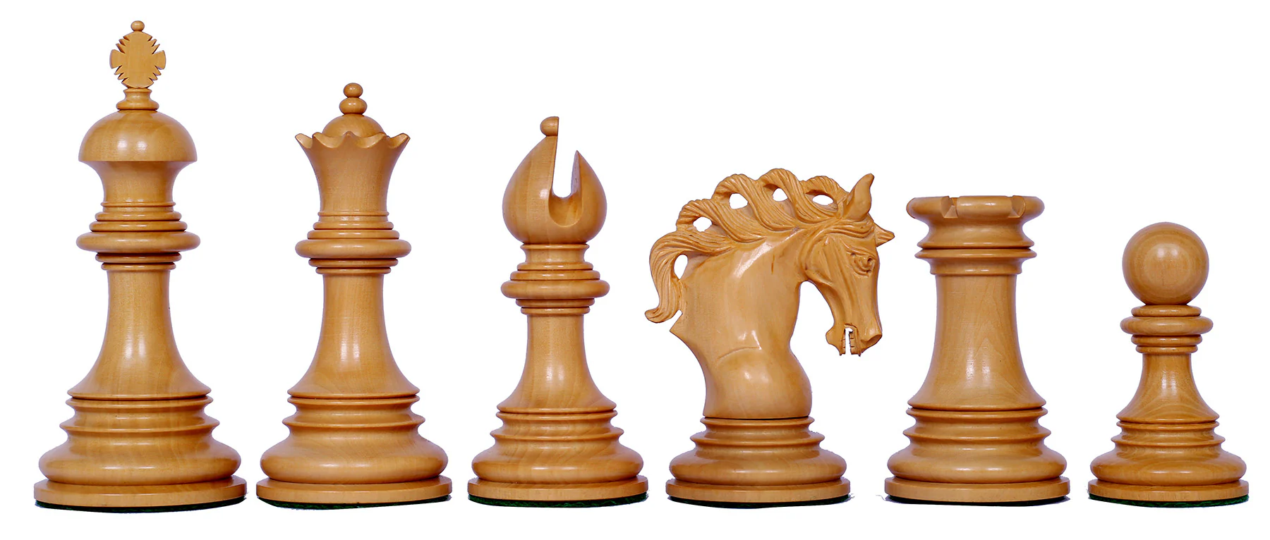 Westminster Series 4.4" Premium Staunton Padouk Wood Chess Set - Image 2