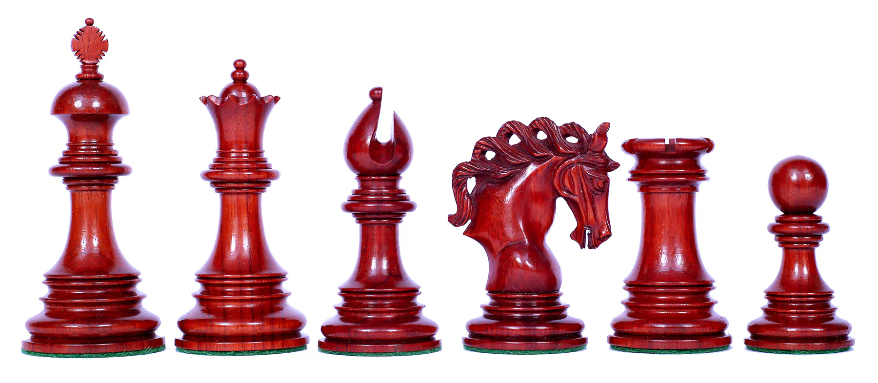 Westminster Series 4.4" Premium Staunton Padouk Wood Chess Set - Image 3