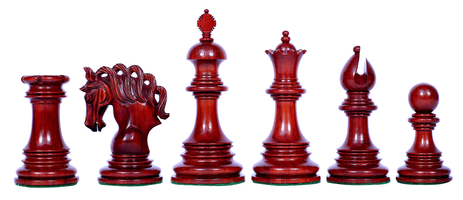 Westminster Series 4.4" Premium Staunton Padouk Wood Chess Set - Image 7