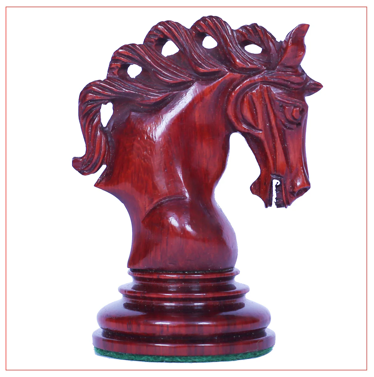 Westminster Series 4.4" Staunton Chess Set - Padouk Wood - Image 7