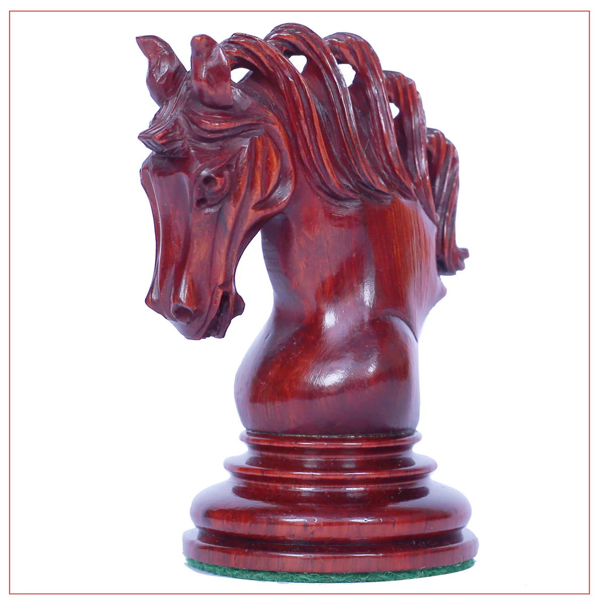 Westminster Series 4.4" Staunton Chess Set - Padouk Wood - Image 8